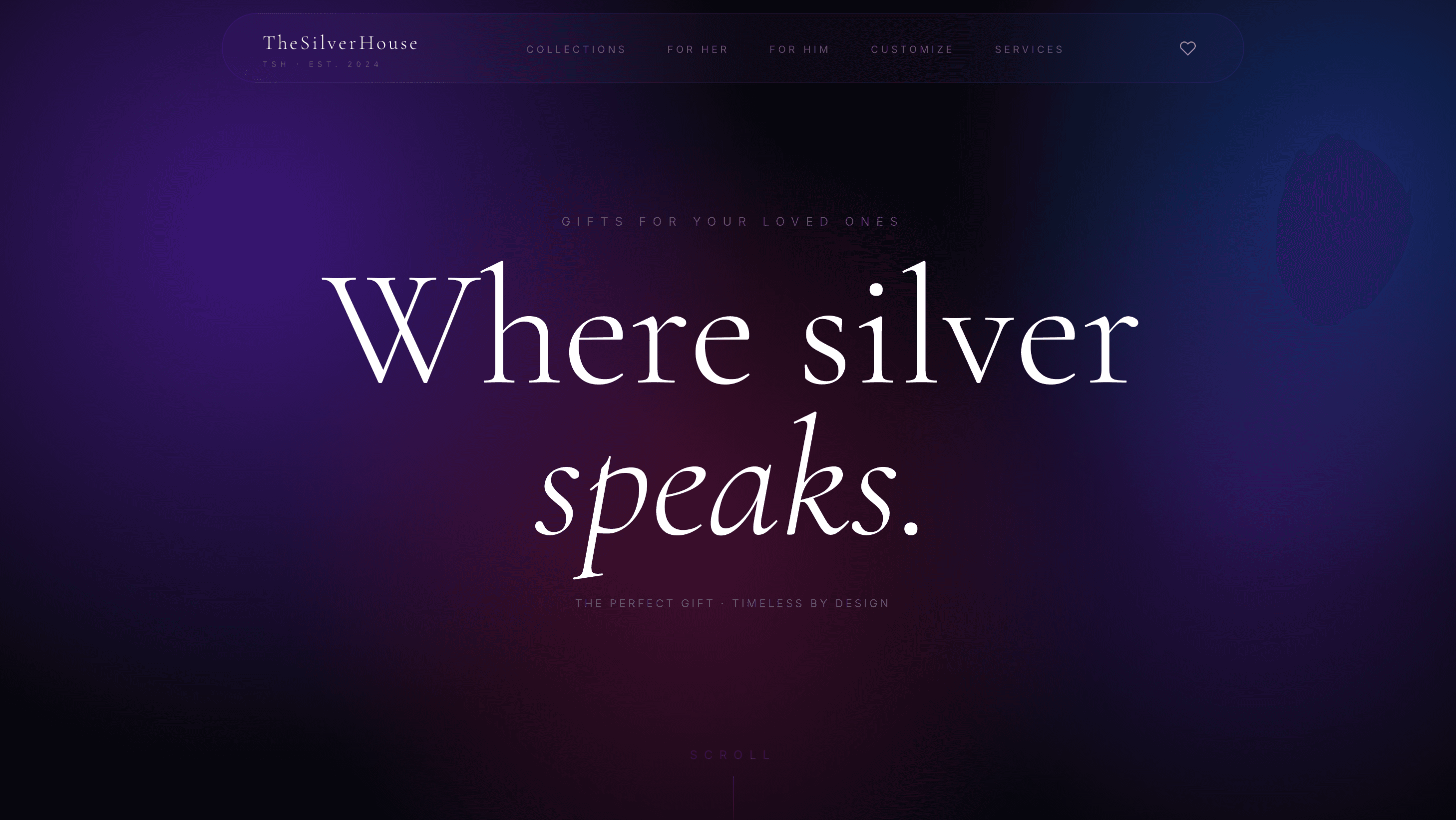 The Silver House — Full-Stack Jewellery Gallery
