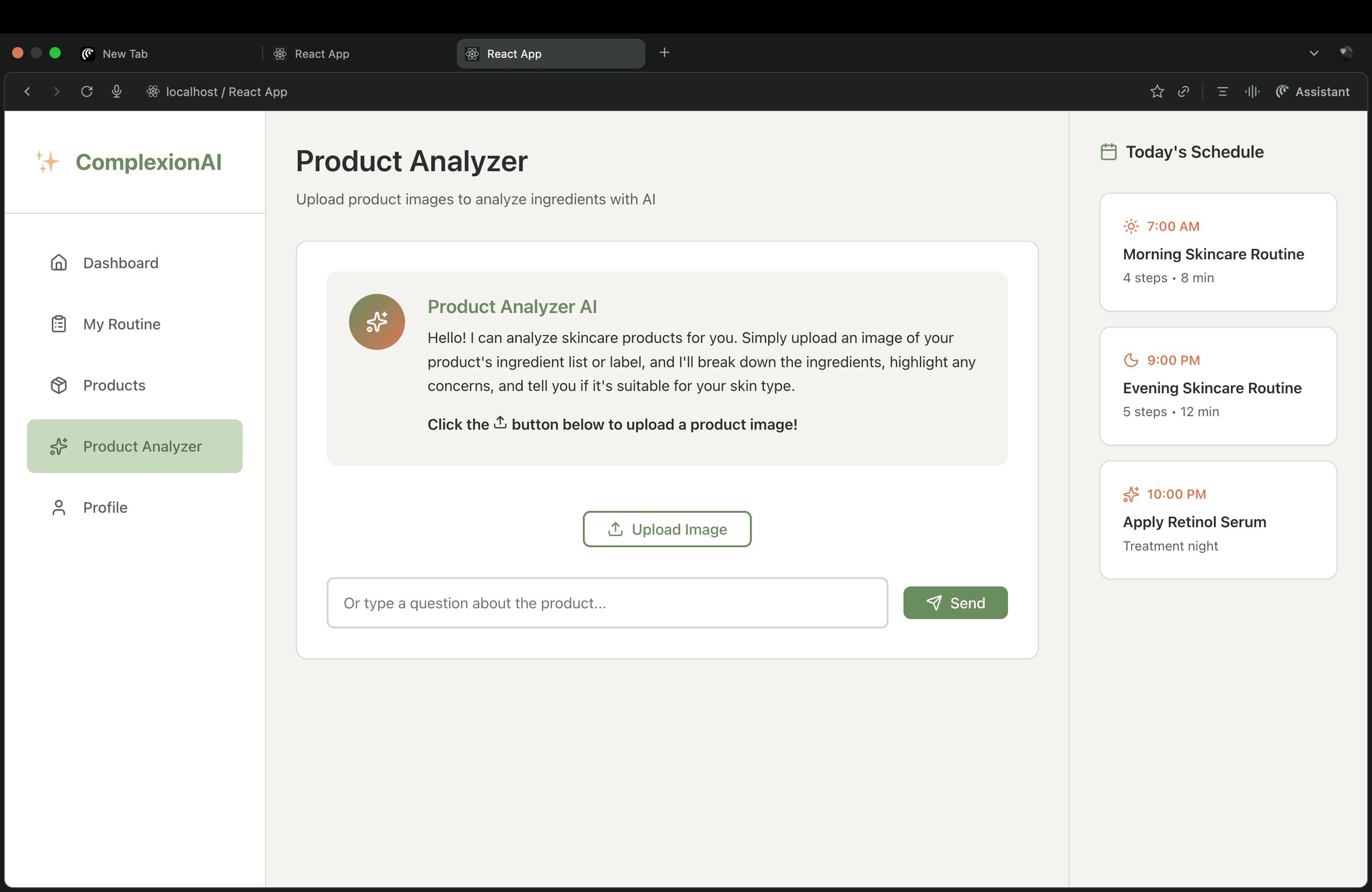 ComplexionAI — AI-Powered Personalized Skincare Intelligence Platform